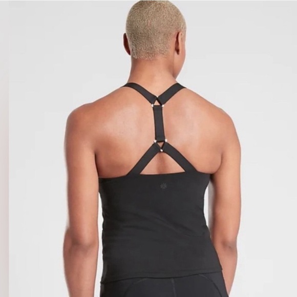 NWT! Athleta Black Ascent Support Top - Size XS 💙 - Picture 2 of 4